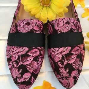 Kate Spade Pink/Black Corina Flats 8.5M